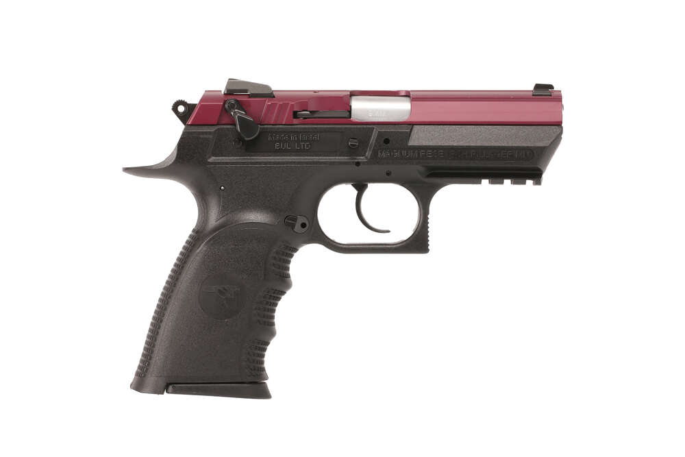 Handguns Magnum Research Baby Eagle III Semi Compact 9mm BE III CMPT 9MM BLACK CHERRY • BE99153RSL-BKC